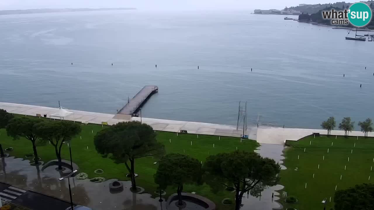 Webcam Portorož Panoramic view from Casino Portoroz