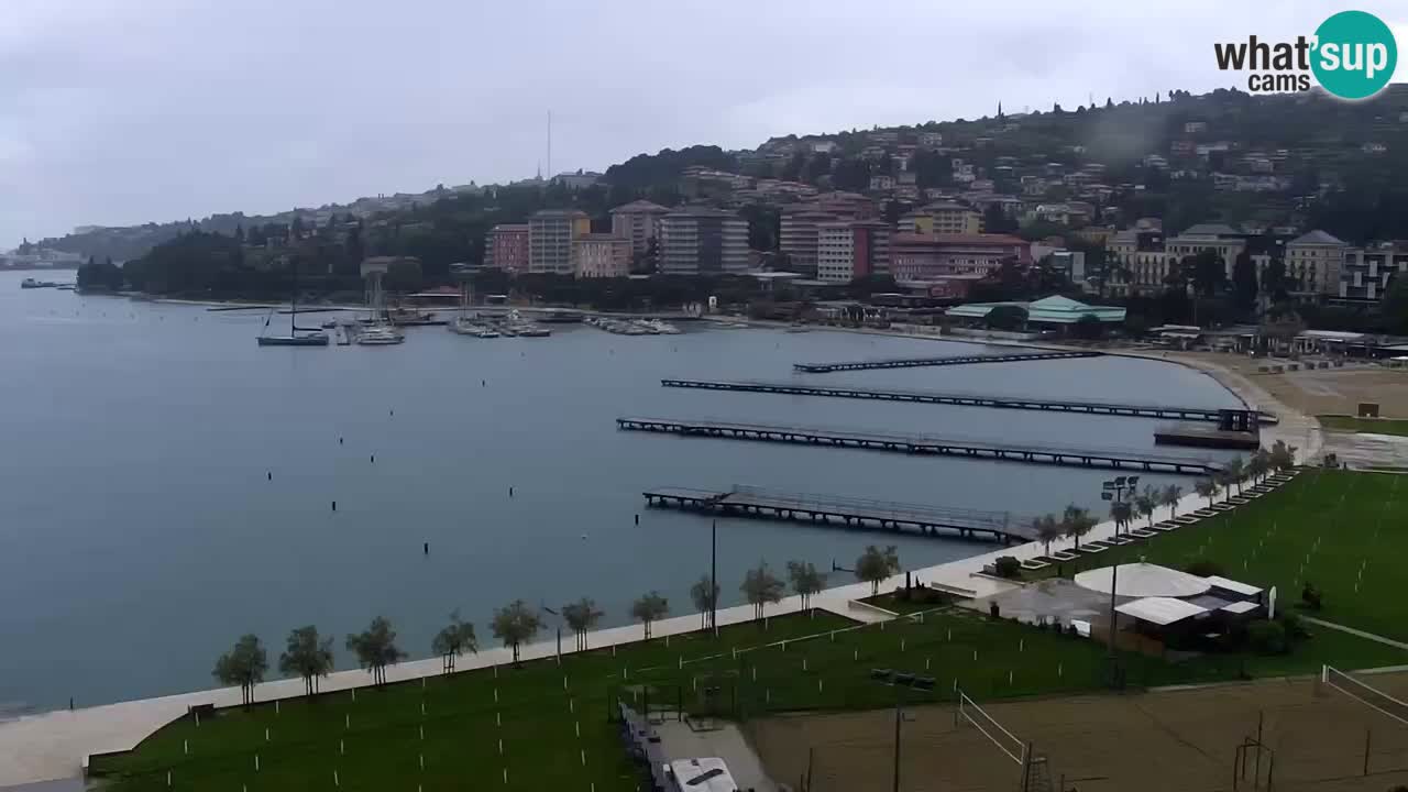 Web kamera Portorož plaža