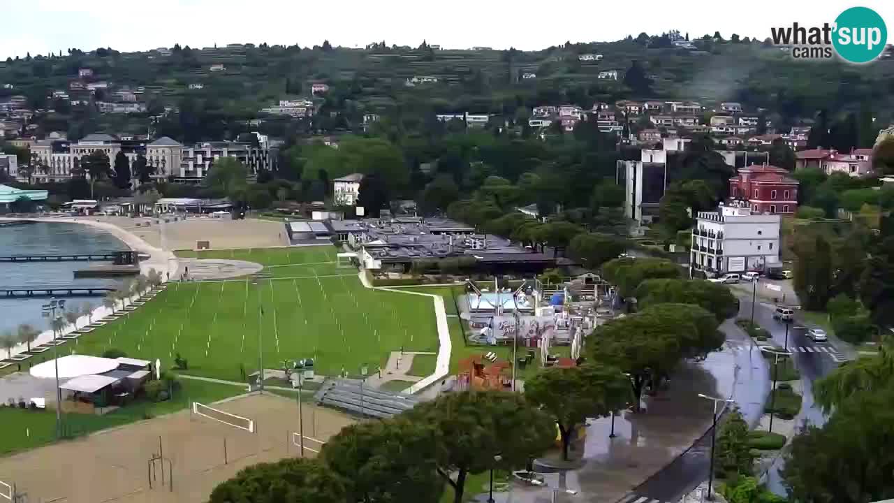 Webcam Live Portorož Strand – Bungalow