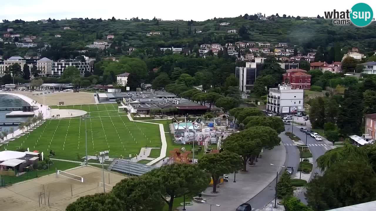 Webcam Playa Portorož – Bungalow