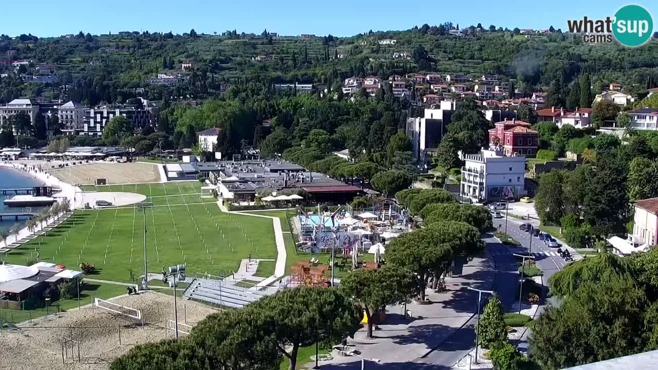 Portorož – panorama webcam