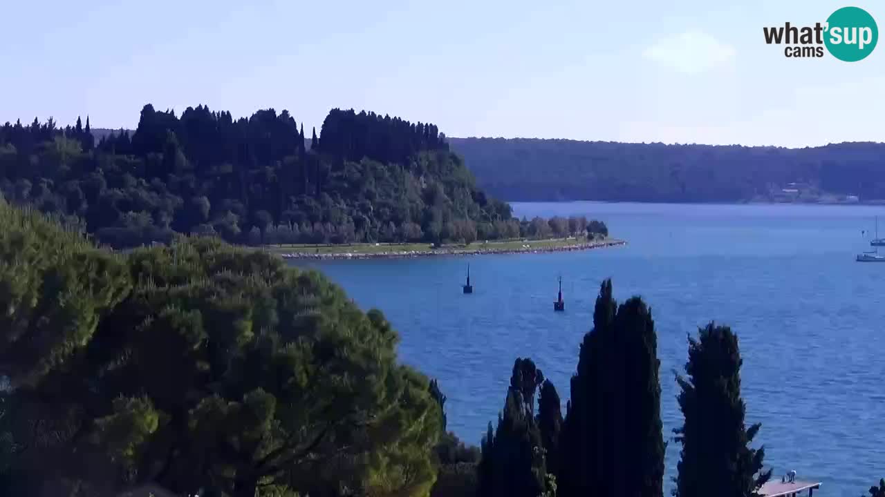 Spletna kamera Portorož plaža – Pogled z restavracije Bungalow