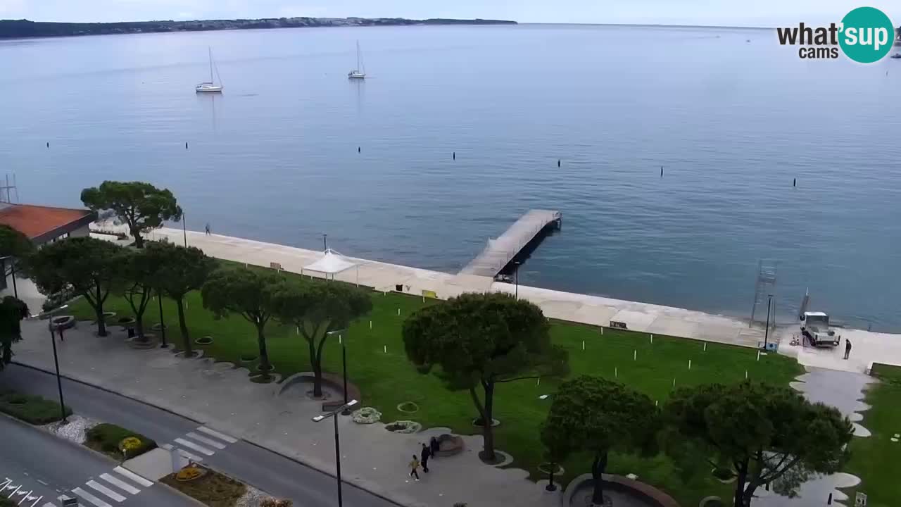 Web kamera Portorož plaža