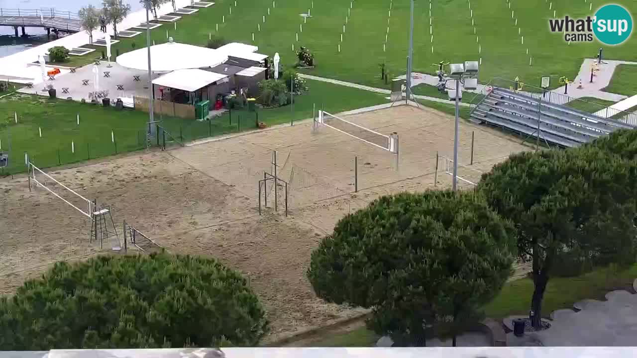 Webcam spiaggia Portorose – Vista dal ristorante Bungalow