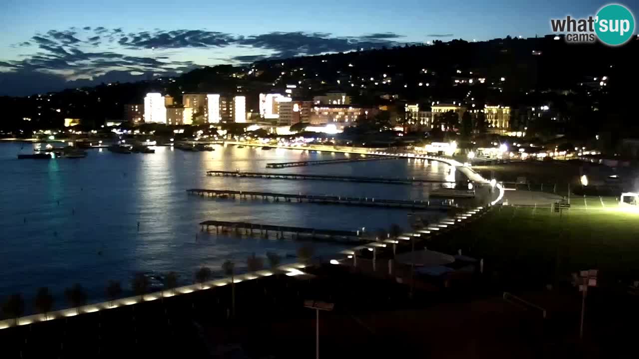 Web kamera Portorož plaža