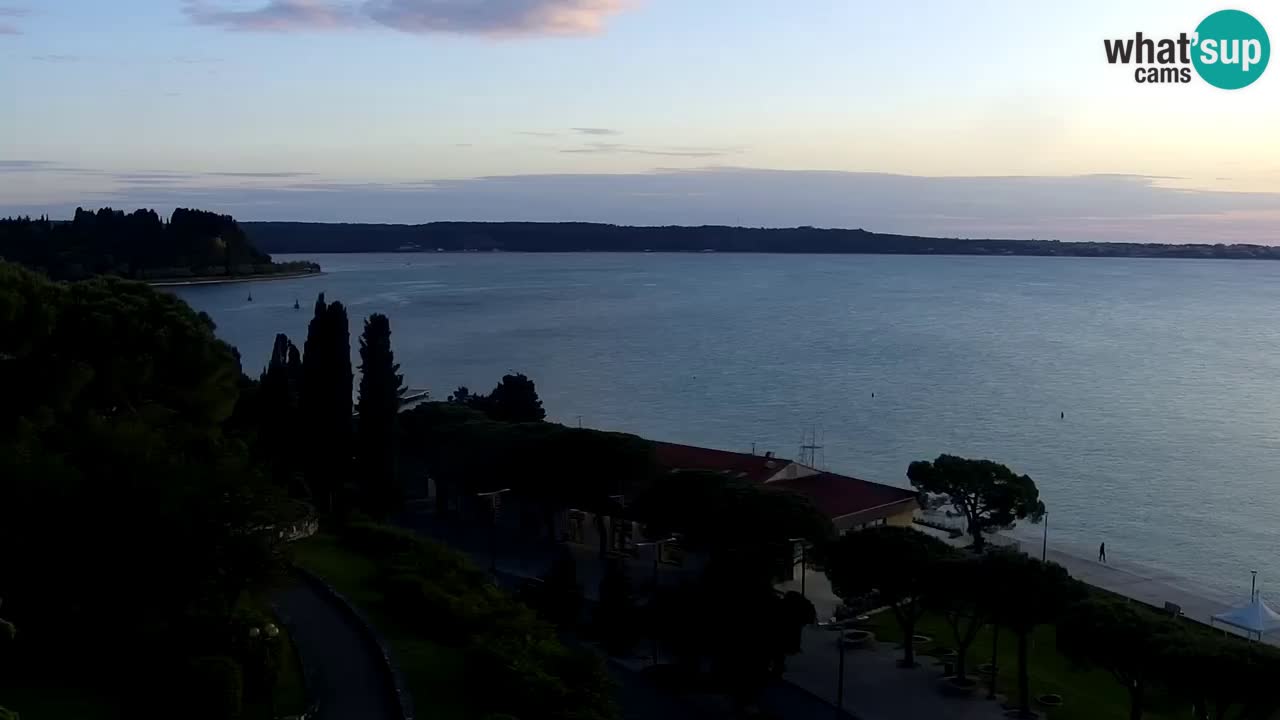 Portorož – panorama webcam