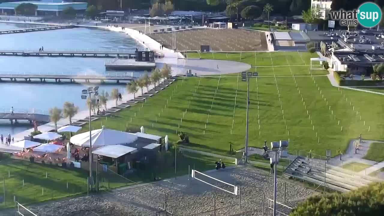 Web kamera Portorož plaža