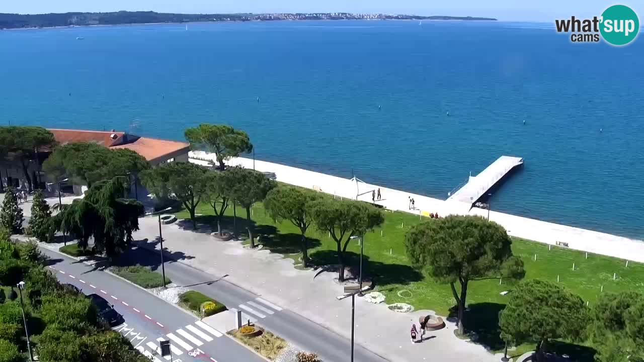 Webcam Portorož Panoramic view from Casino Portoroz