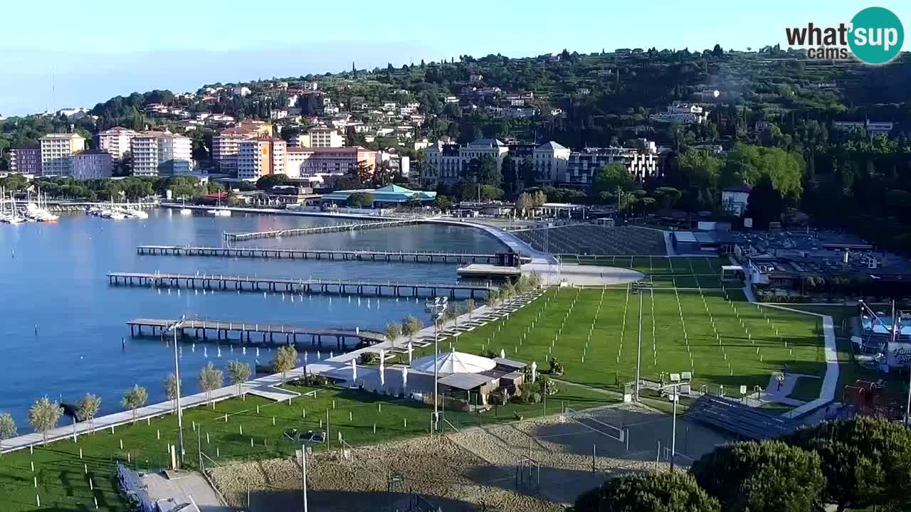 Webcam Plage Portorož – Bungalow