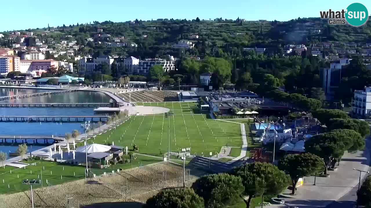 Webcam Playa Portorož – Bungalow