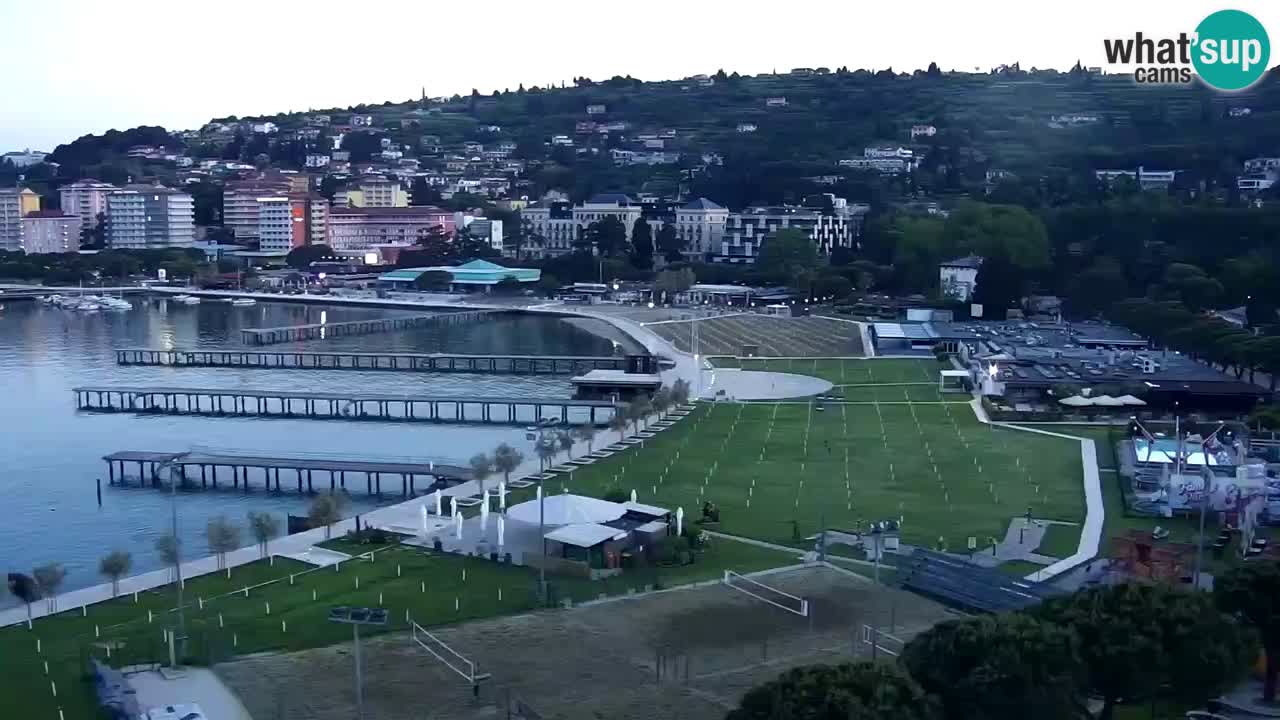 Web kamera Portorož plaža