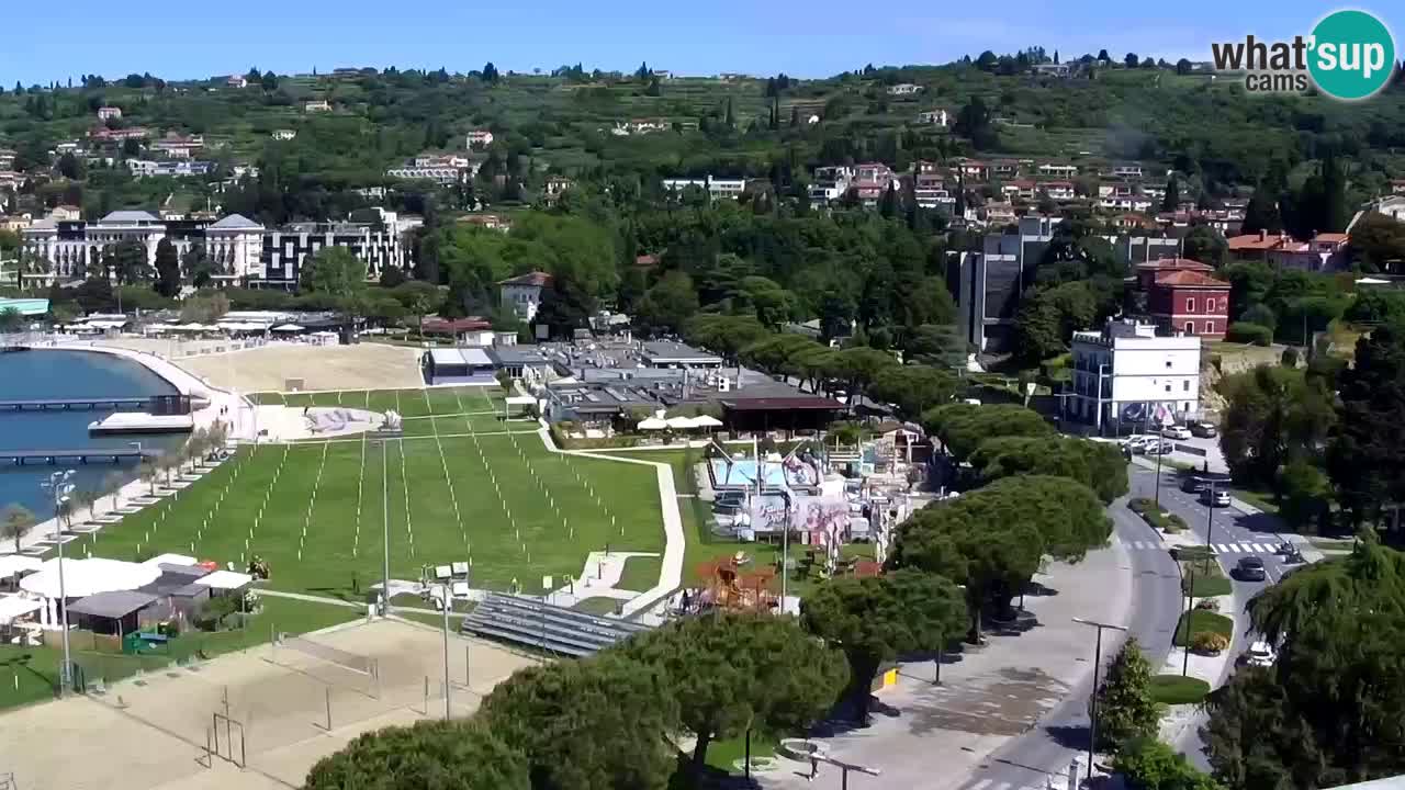 Webcam Plage Portorož – Bungalow