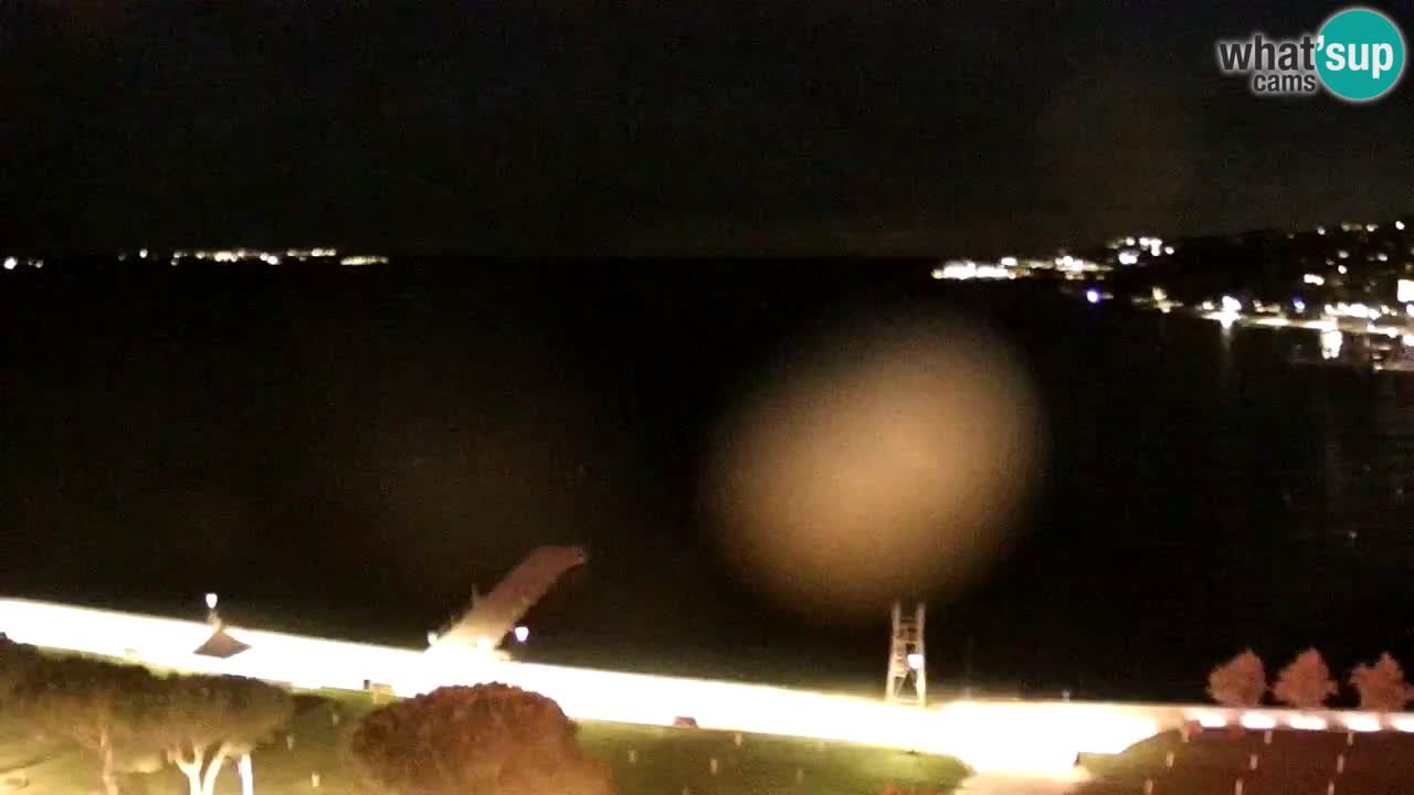 Web kamera Portorož plaža