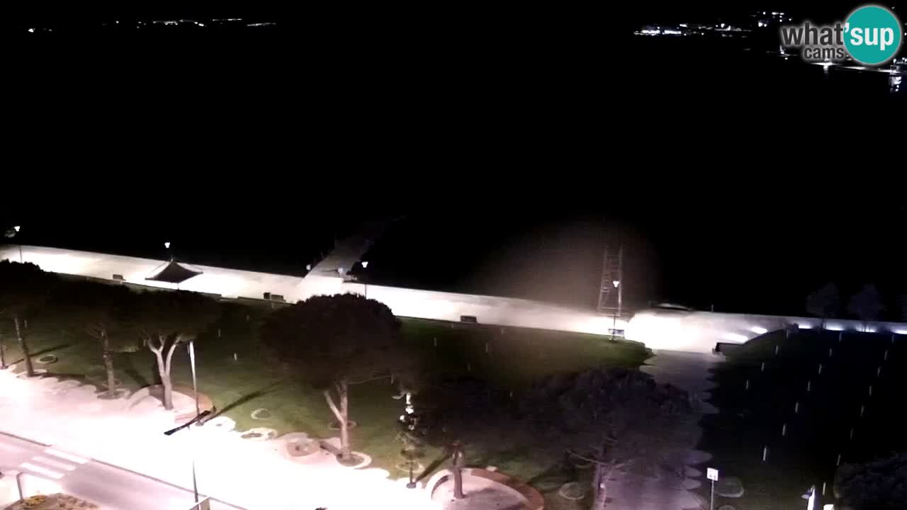Spletna kamera Portorož plaža – Pogled z restavracije Bungalow