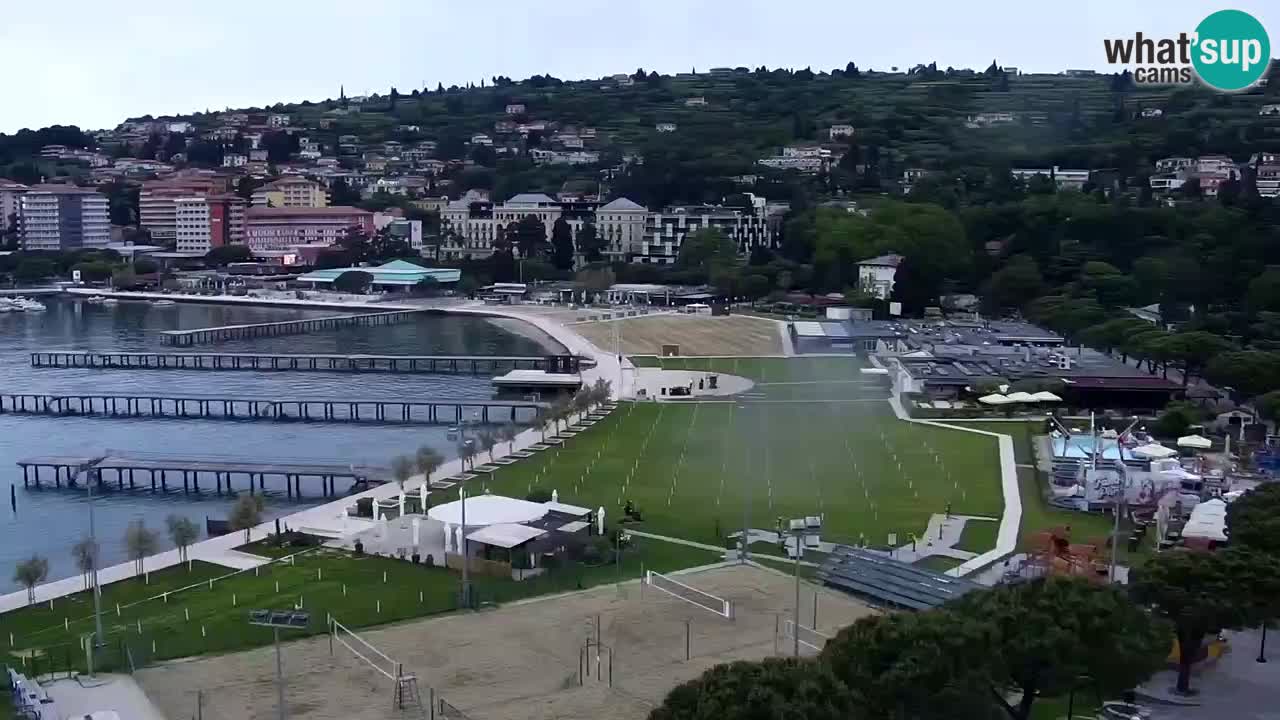Web kamera Portorož plaža