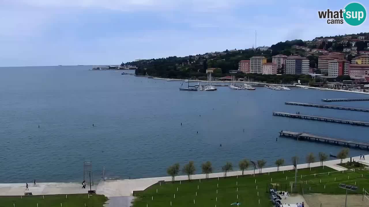 Portorož – panorama webcam