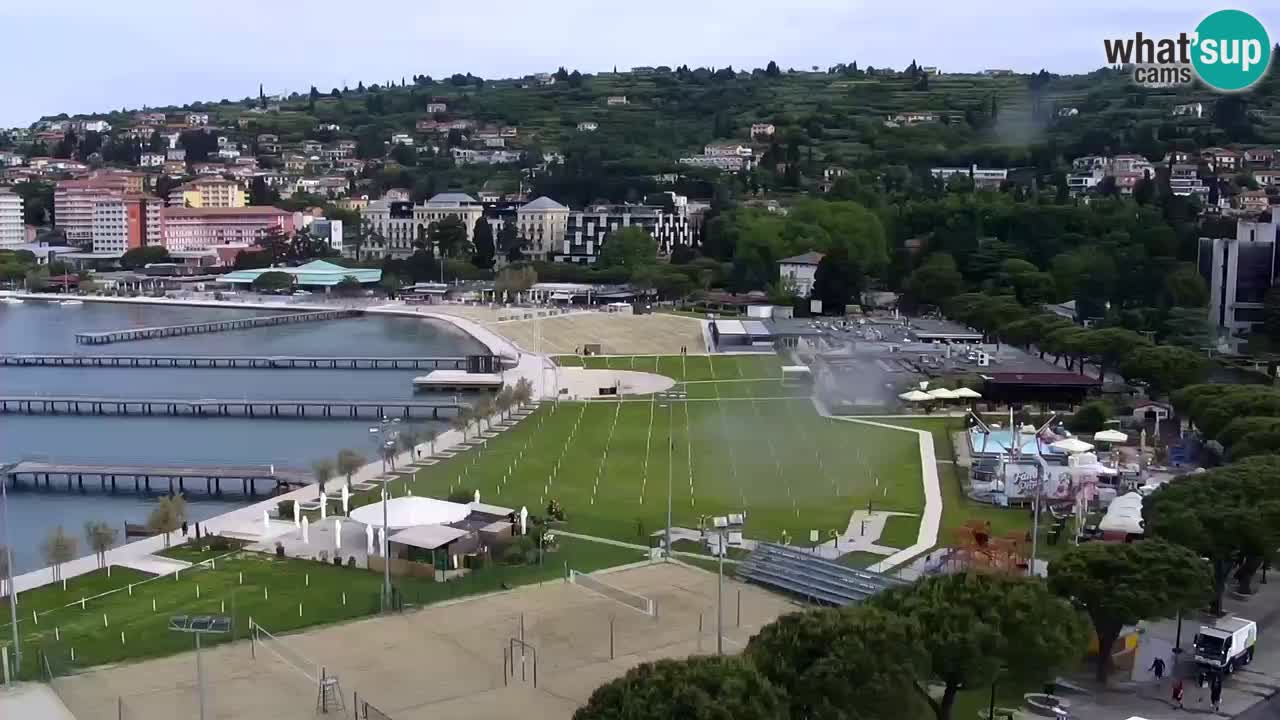Portorož – panorama webcam