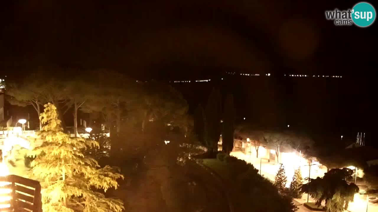 Webcam spiaggia Portorose – Vista dal ristorante Bungalow