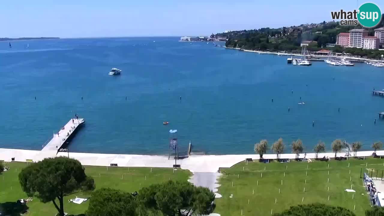 Webcam Playa Portorož – Bungalow