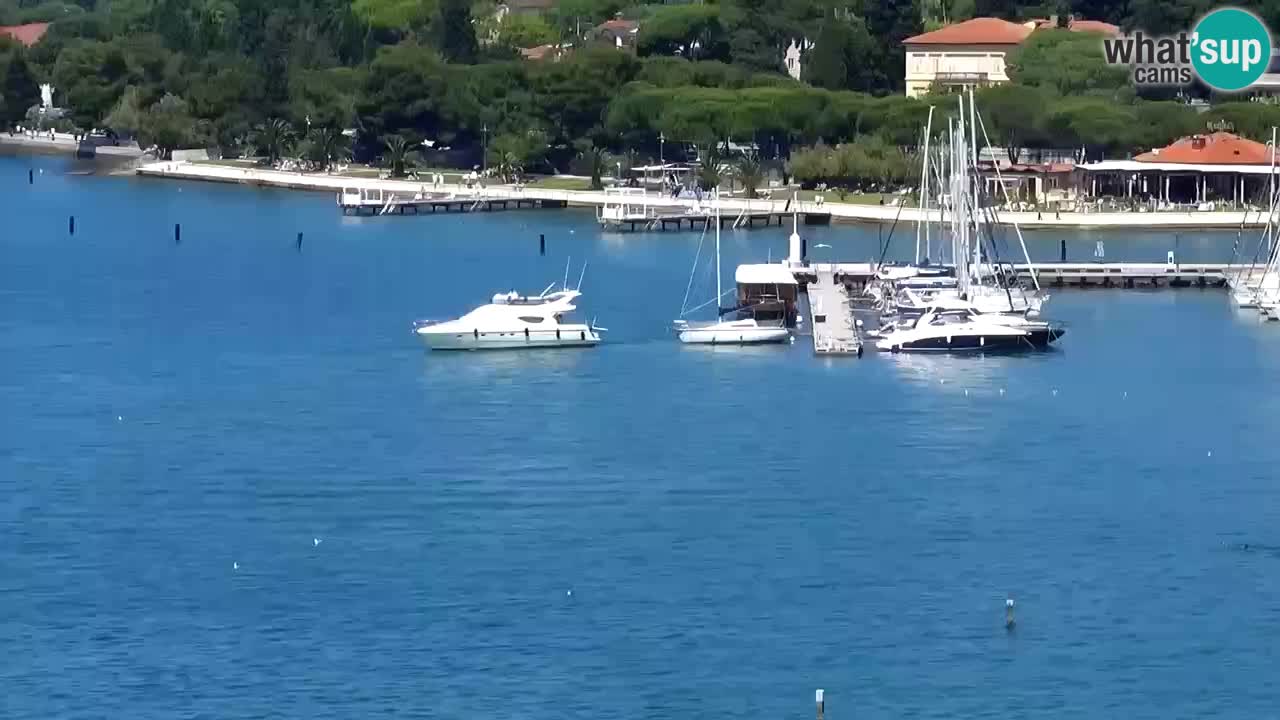 Webcam Portorož Panoramic view from Casino Portoroz