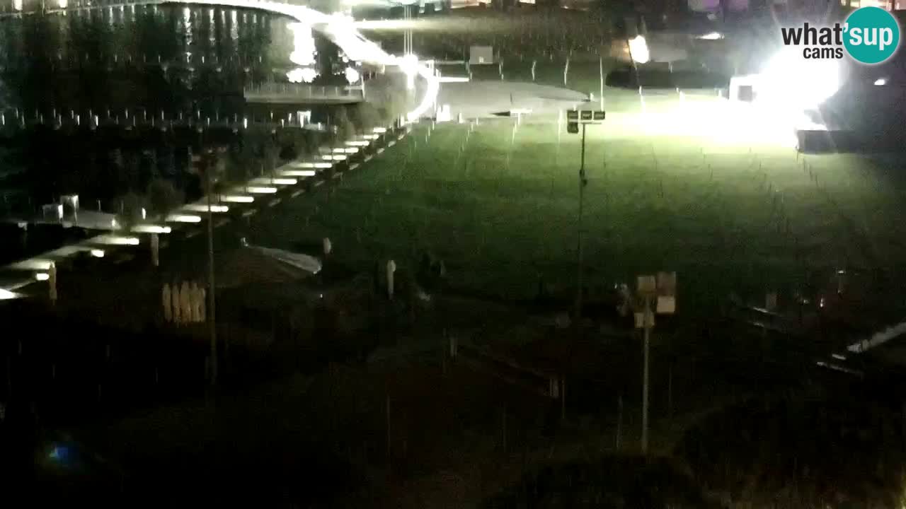 Webcam spiaggia Portorose – Vista dal ristorante Bungalow