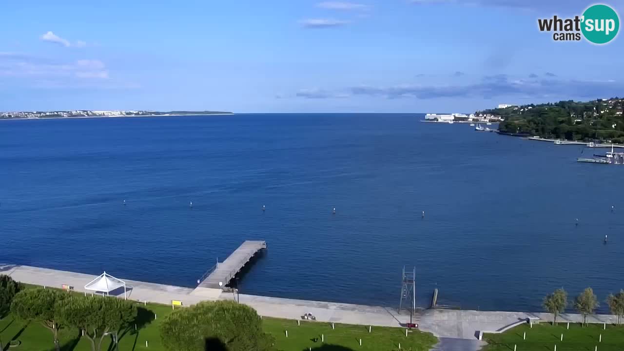 Web kamera Portorož plaža