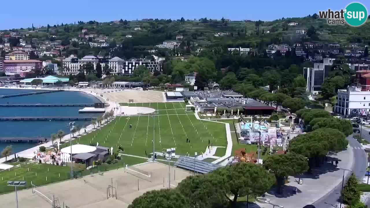 Webcam Live Portorož Strand – Bungalow