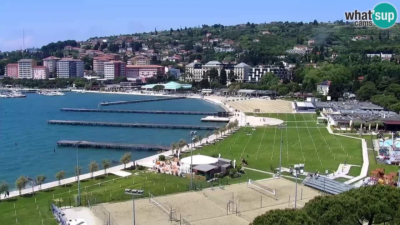 Webcam Playa Portorož – Bungalow