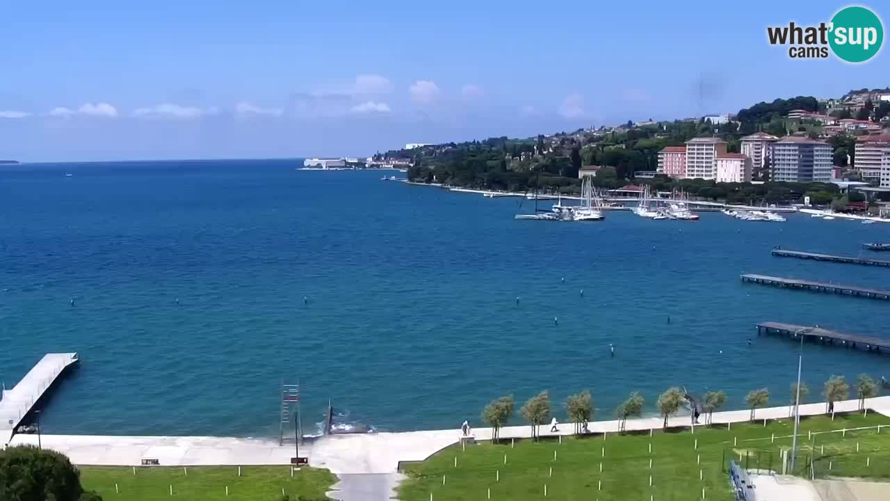Webcam Plage Portorož – Bungalow
