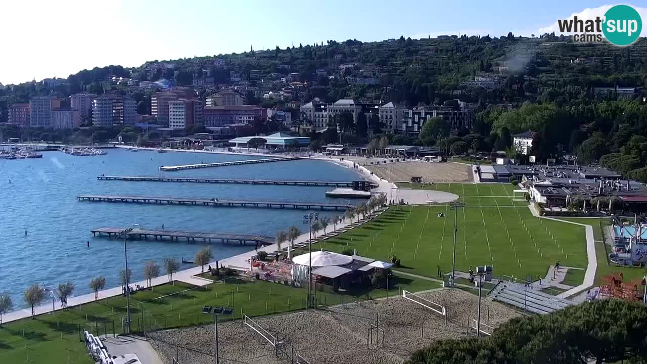 Webcam Plage Portorož – Bungalow