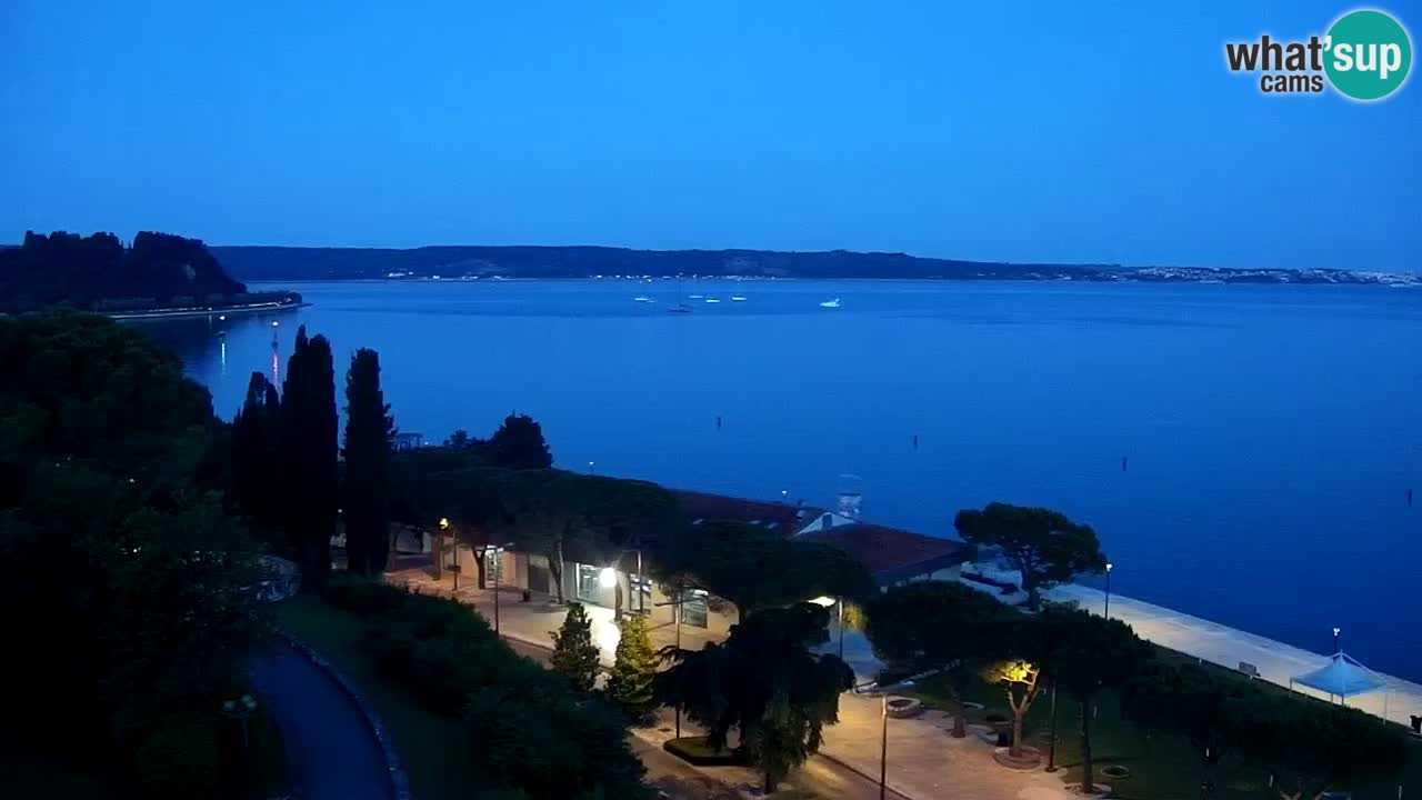 Web kamera Portorož plaža
