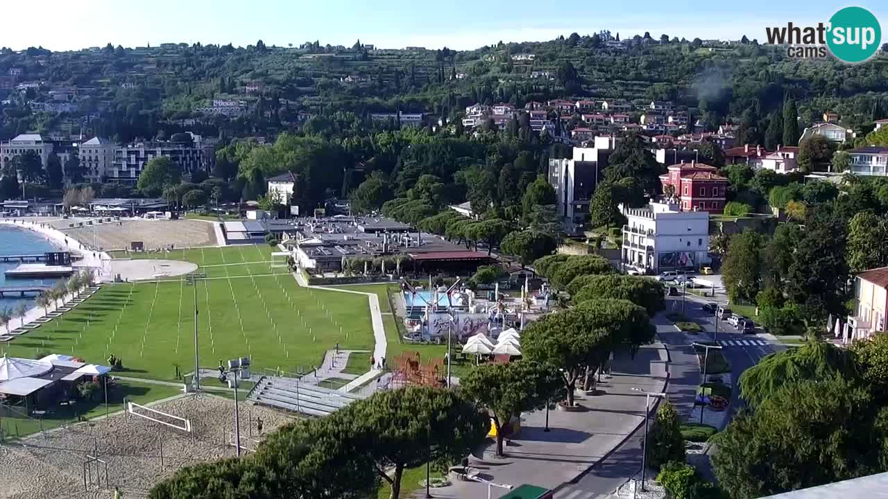 Portorož – panorama webcam