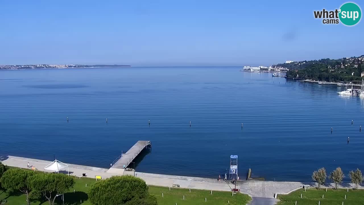 Portorož – panorama webcam