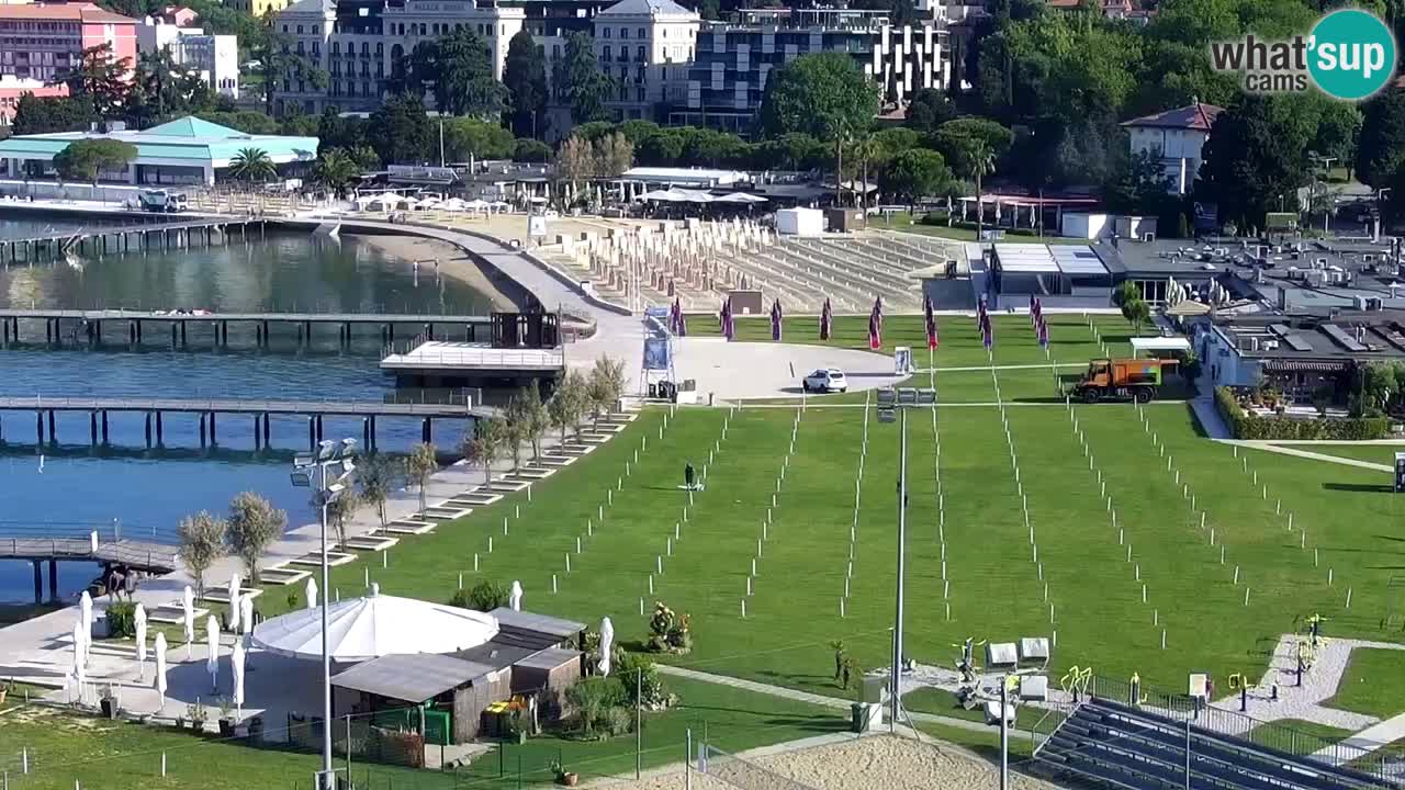 Webcam Playa Portorož – Bungalow