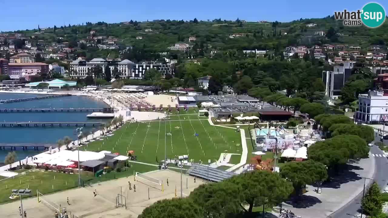 Live cam Portorož  Panorama