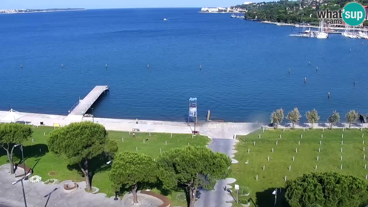 Webcam Playa Portorož – Bungalow