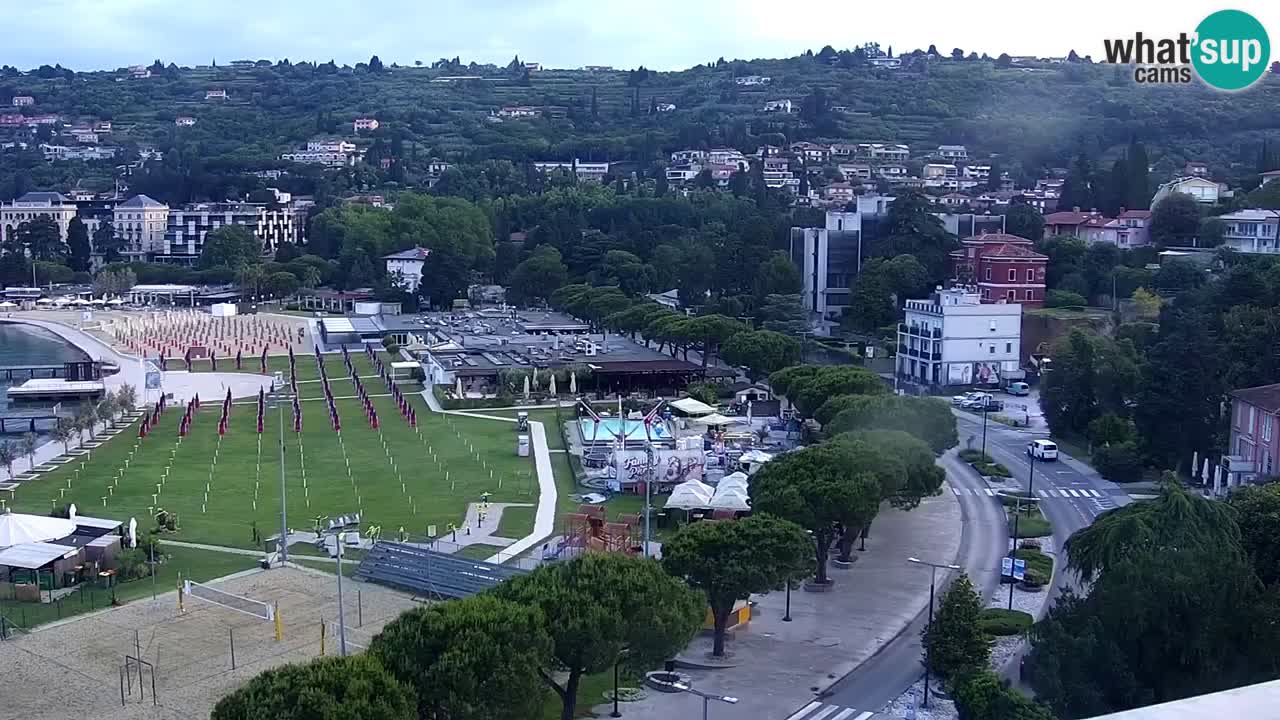 Portorož – panorama webcam