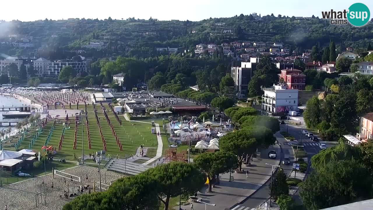 Live cam Portorož  Panorama