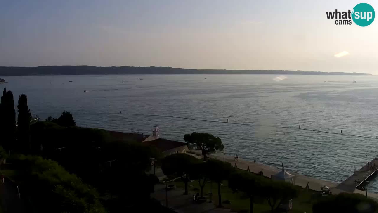 Webcam Portorož Panoramic view from Casino Portoroz