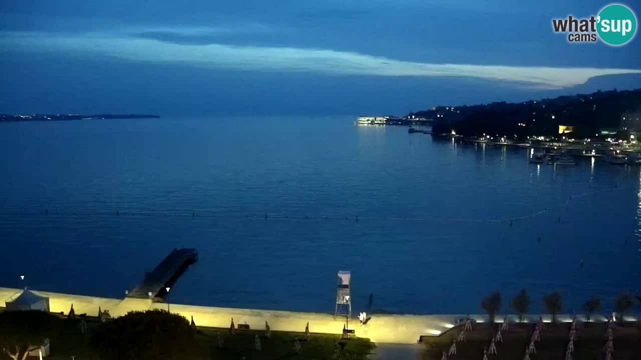 Webcam Live Portorož Strand – Bungalow