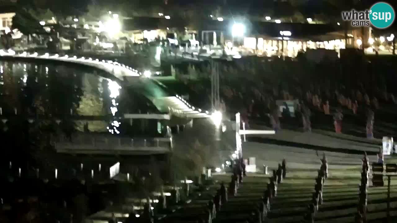 Webcam spiaggia Portorose – Vista dal ristorante Bungalow