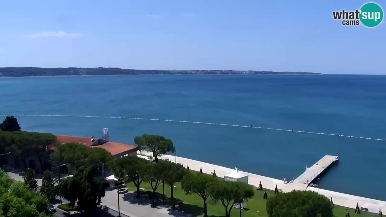 Web kamera Portorož plaža