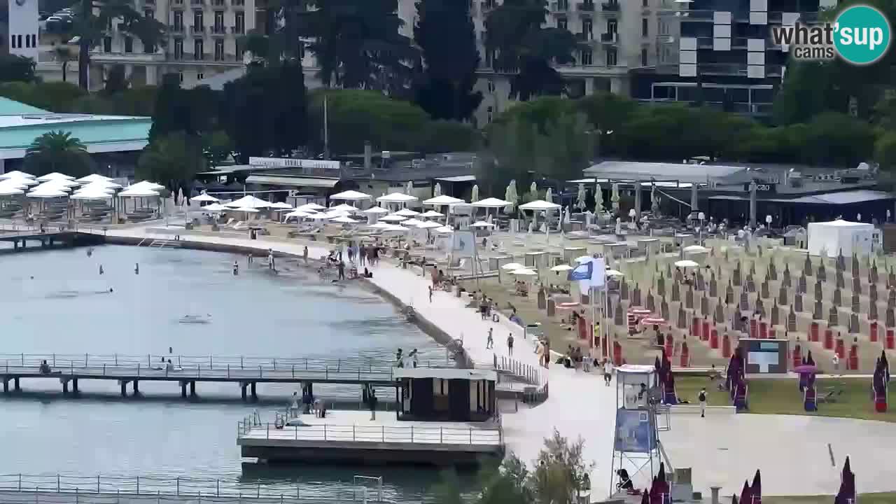 Webcam Plage Portorož – Bungalow