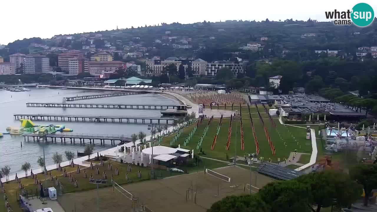 Webcam Plage Portorož – Bungalow
