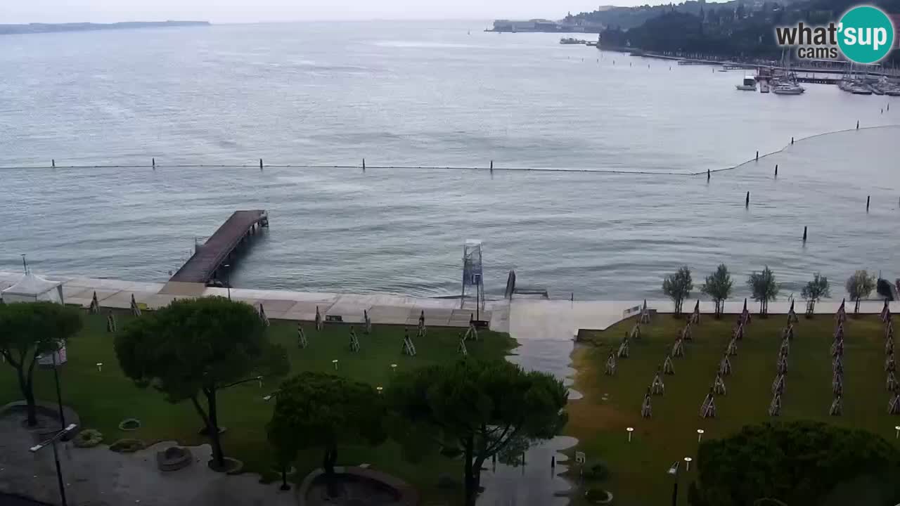 Webcam Live Portorož Strand – Bungalow