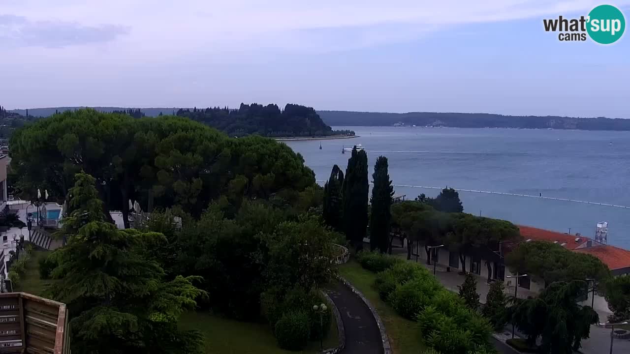 Spletna kamera Portorož plaža – Pogled z restavracije Bungalow