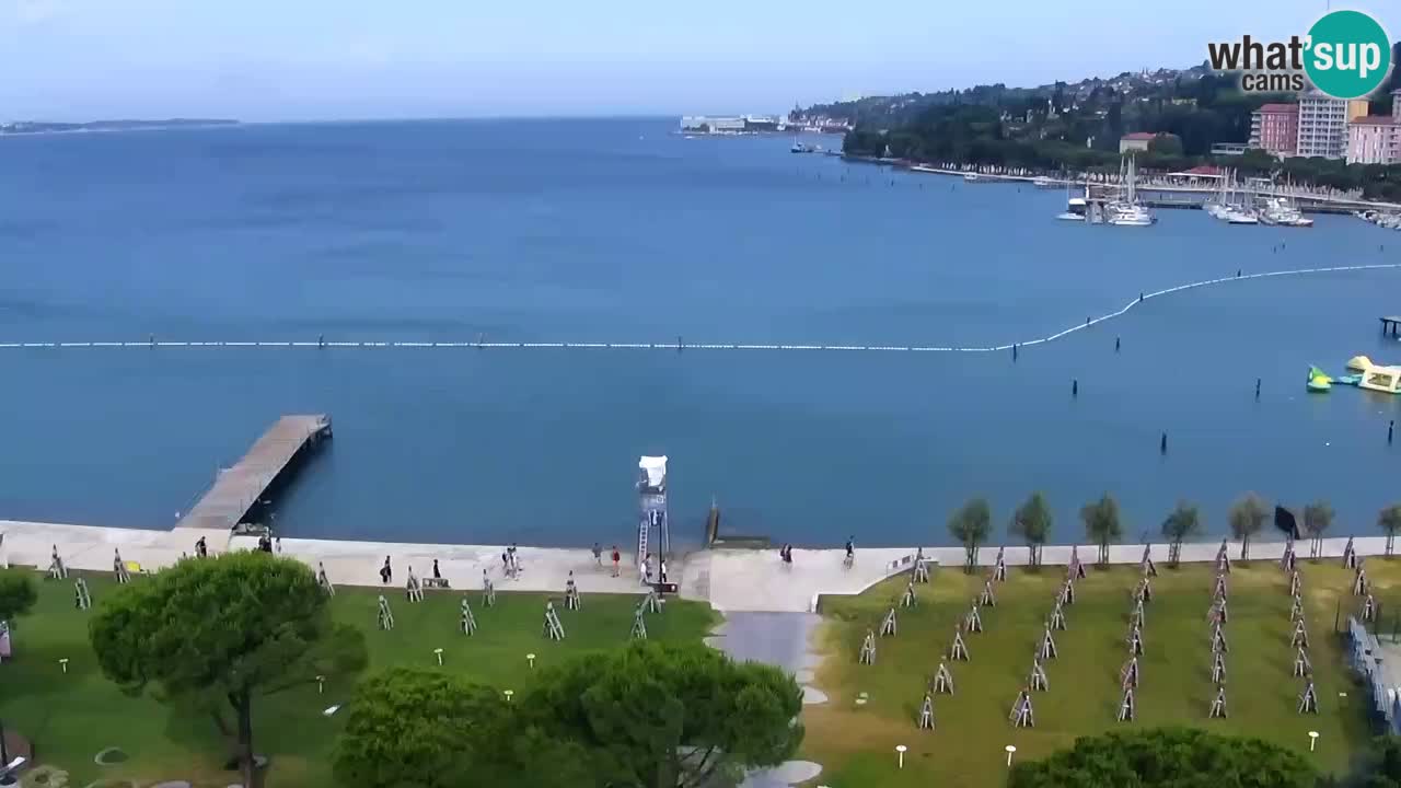 Webcam Live Portorož Strand – Bungalow