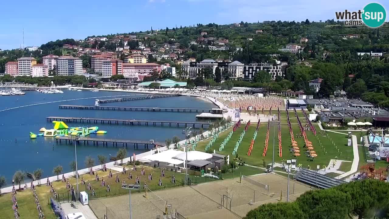 Webcam Plage Portorož – Bungalow