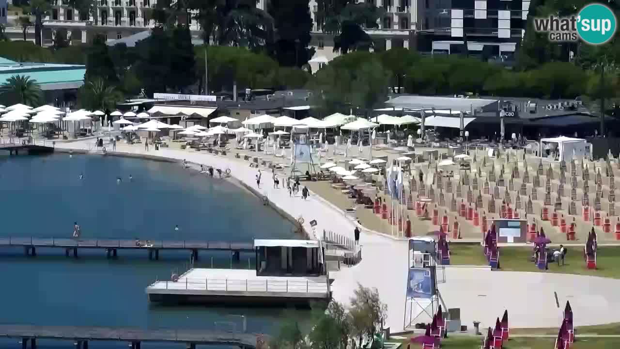 Webcam Playa Portorož – Bungalow
