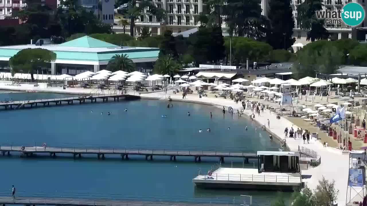 Web kamera Portorož plaža
